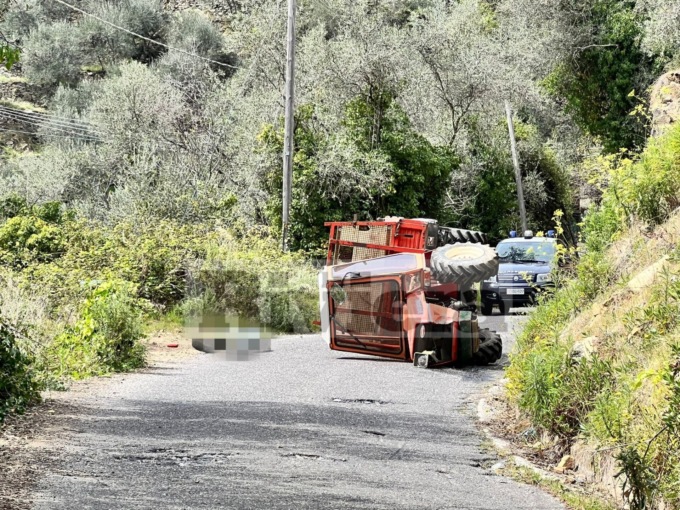 Tragedia in Valle Argentina morto uomo travolto da un trattore