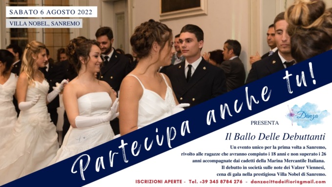 Serata fiabesca con il Gran Ballo delle debuttanti a Villa Nobel