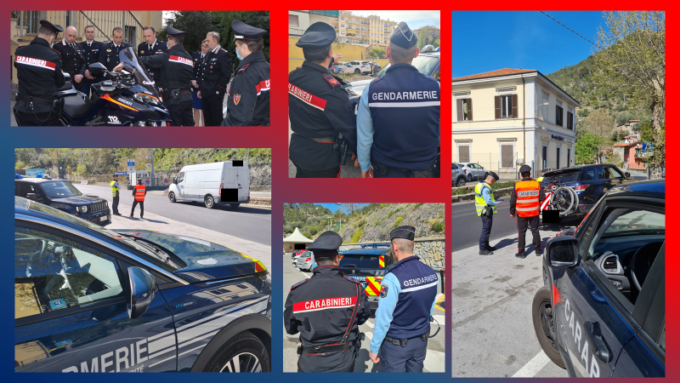 Gendarmerie Nationale e Carabinieri di Imperia: avviate le pattuglie miste