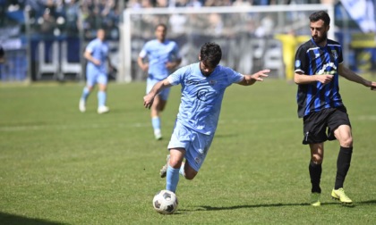 Gagliardi firma l'1-0 della Sanremese in trasferta contro il Derthona