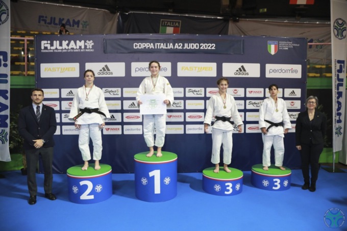 Maruska Iamundo sul podio alla finale nazionale della Coppa Italia