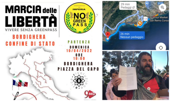 Domenica: da Bordighera a Ponte San Ludovico c’è la Marcia della Libertà