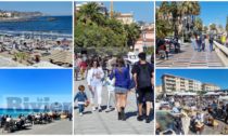 Pasqua da tutto esaurito in Riviera: ciclabile e spiagge piene di turisti a Sanremo