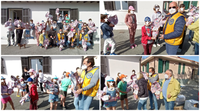 Un piccolo dono del Lions Club “Caponero Host” di Bordighera ai bambini ucraini