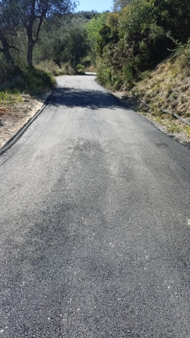 Riasfaltata la strada che porta a Regione Panegai