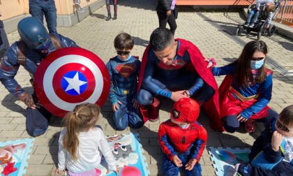 Una mattina con i Supereroi in pediatria