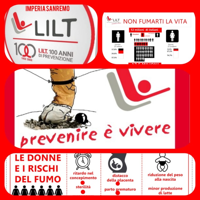31 maggio giornata contro il fumo alla Lilt un corso per smettere