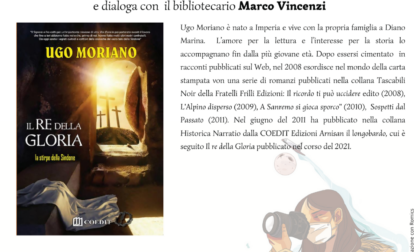 Maggio dei libri, prossimo appuntamento con Ugo Moriano