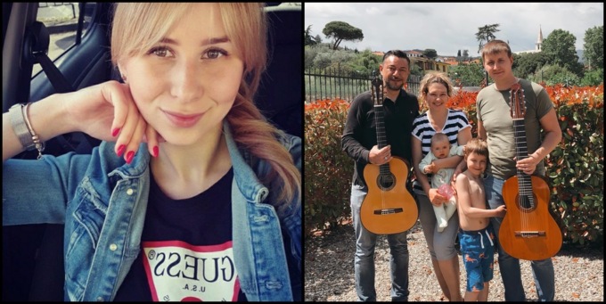 Anastasia e Alexander in fuga dalla guerra per dare un futuro ai loro figli
