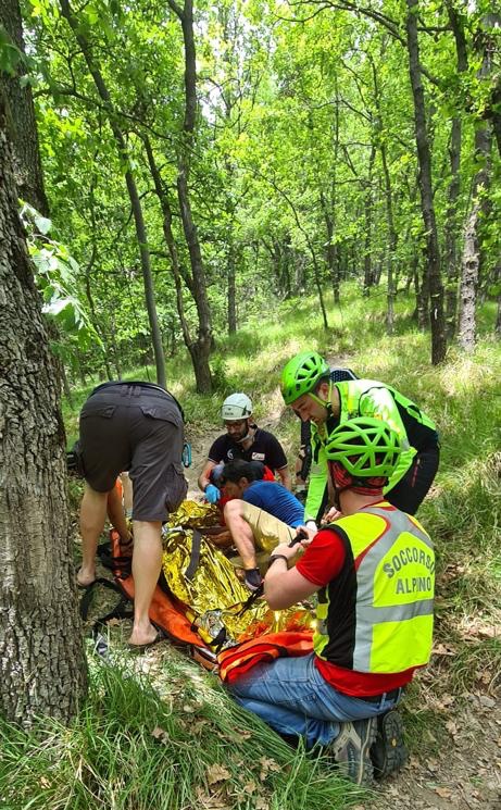 biker soccorso alpino pornassio incidente bici ciclista_05