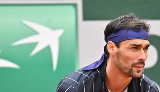 Fognini si ritira dal torneo Open di Francia
