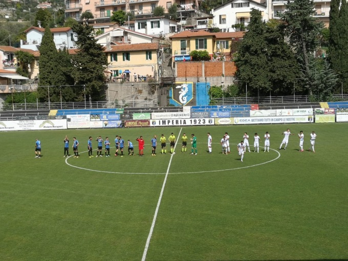 La Ssd Imperia calcio si prepara per la partita di domani