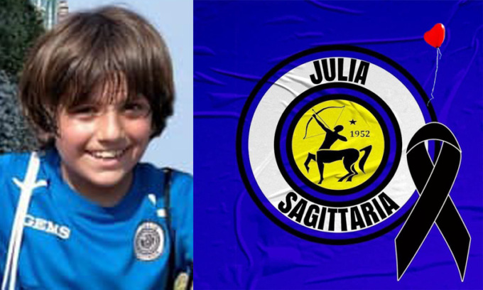 Baby calciatore ucciso a 9 anni da un male incurabile: “Ha lottato come un leone fino all’ultimo”