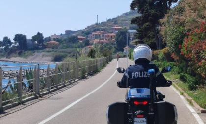 Da oggi i poliziotti imperiesi pattugliano anche in moto