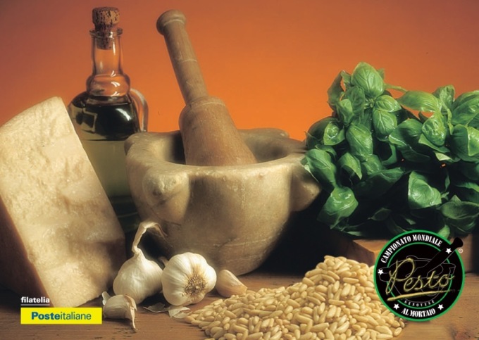 Un francobollo per la finalissima del Campionato Mondiale di Pesto al Mortaio