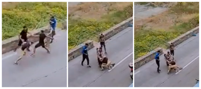Giovane pestato da più persone a Ventimiglia. Il video dell’aggressione in diretta