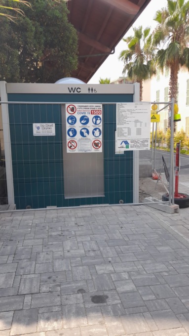 A Bordighera un nuovo bagno autopulente
