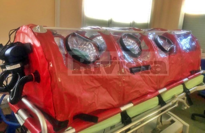 Covid: negli ospedali di Imperia e Sanremo operative due barelle di biocontenimento