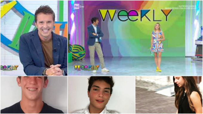 Tre studenti ponentini protagonisti di Weekly su Rai 1
