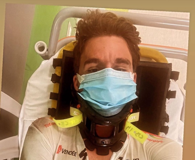 Il ciclista professionista Bonifazio investito da un’auto durante un allenamento