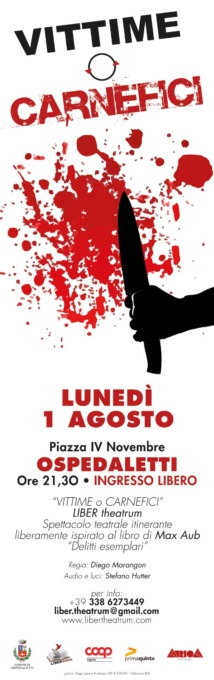 “Vittime o carnefici” in piazza a Ospedaletti