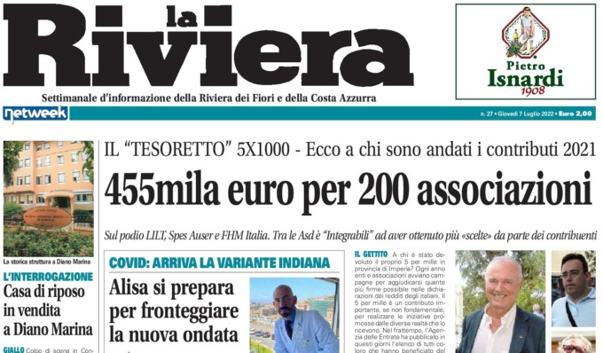 5xmille: un tesoretto da 455mila euro da spartire tra 200 associazioni