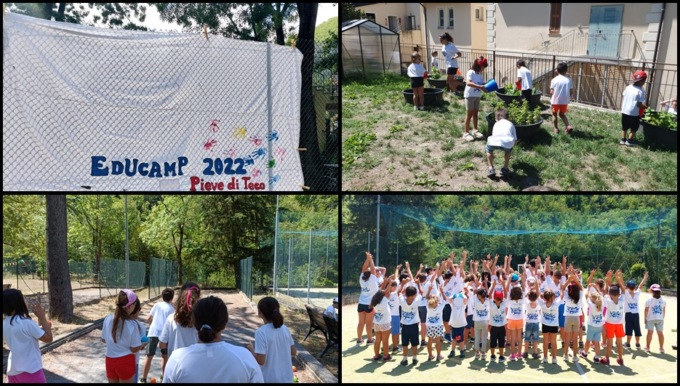 Partito l’Educamp di Pieve tra sport e conoscenza del territorio