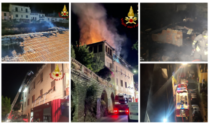 Brucia un appartamento a Taggia: 12 famiglie allontanate, vigile del fuoco in ospedale