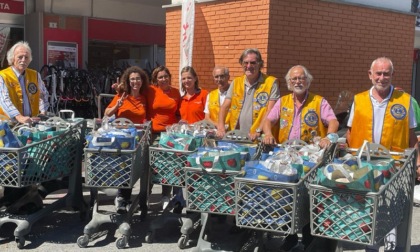 Il Lions Sanremo Host dona cibo alle famiglie bisognose di San Rocco