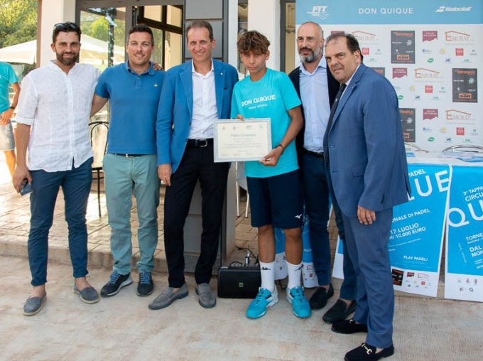 Pietro Giovannini campione italiano di padel a 14 anni