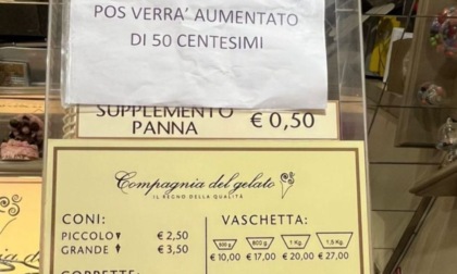 Chi usa il pos paga 50 centesimi in più: gelateria di Sanremo nel mirino di Selvaggia Lucarelli
