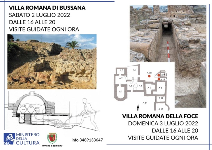 Visite guidate alle due ville romane