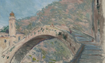 Esposto nel Massachusetts (Usa) il dipinto di Monet che ritrae il Ponte di Dolceacqua