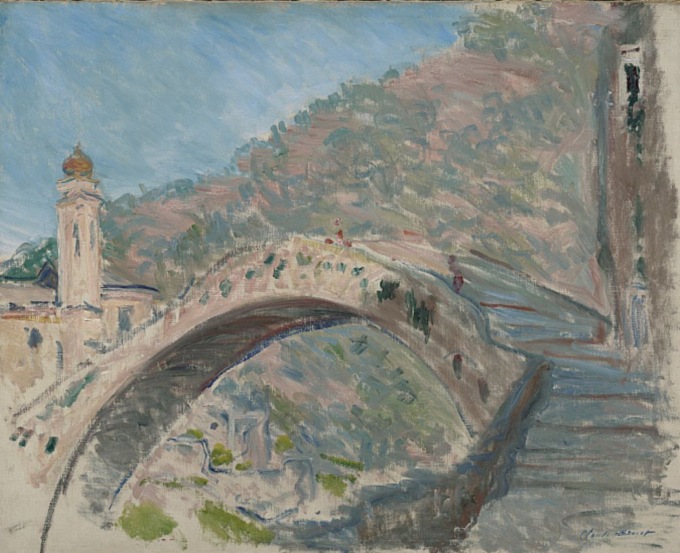 Esposto nel Massachusetts (Usa) il dipinto di Monet che ritrae il Ponte di Dolceacqua