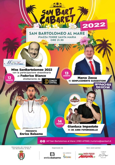 SanBart Cabaret, tre giorni tra Miss e comicità