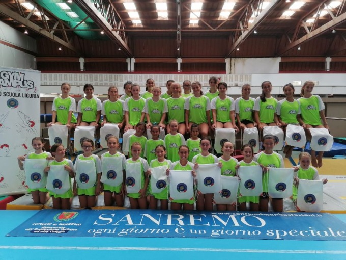 Successo per il Gymcampus organizzato dalla Asd Ginnastica Riviera dei Fiori