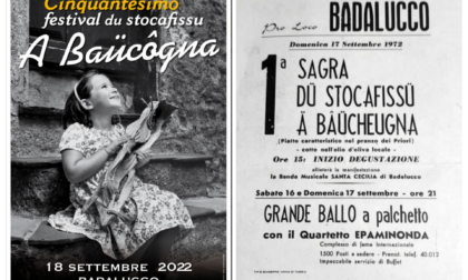 Badalucco: il 17 e il 18 settembre ritorna il Festival dello Stoccafisso