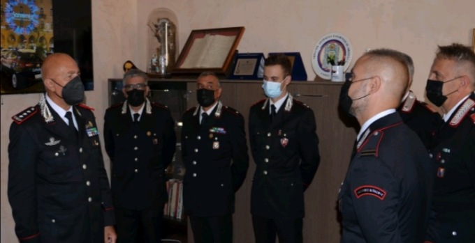 Comandante Micale incontra i Carabinieri della provincia