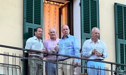 Il Principe Alberto di Monaco ospite di Dolceacqua per i fuochi d'artificio