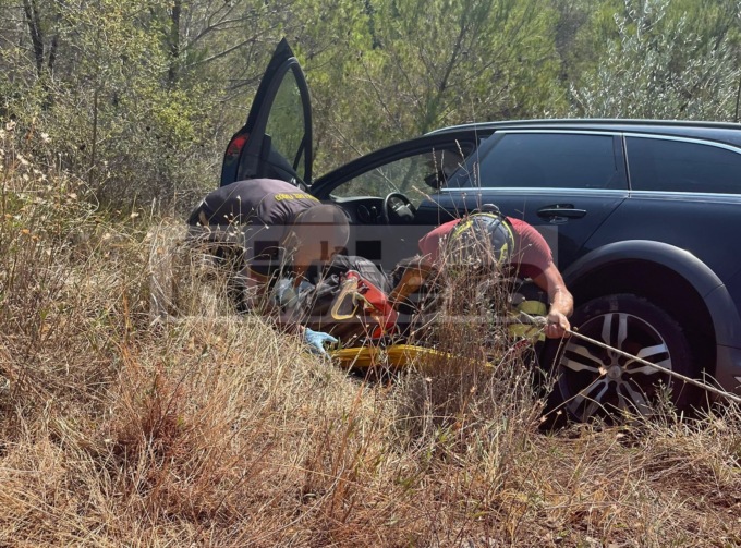 Auto fuoristrada in val Roya, allertato l’elicottero Drago dei vigili del fuoco