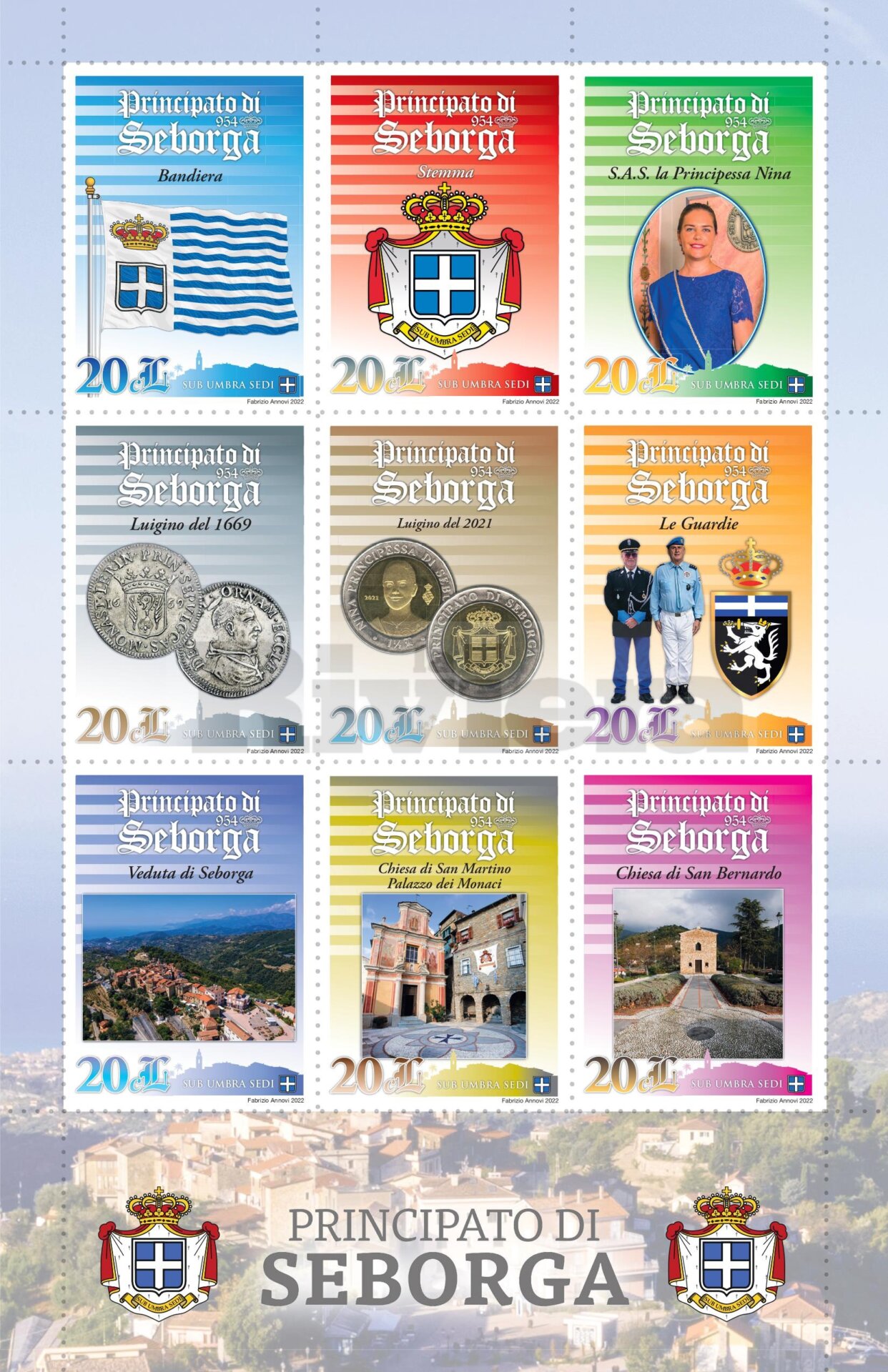 festa principato di seborga agosto 2022 francobolli_09