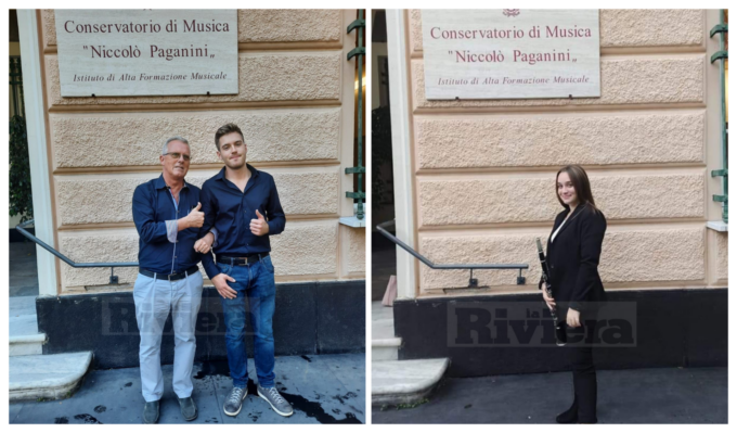Due allievi della Filarmonica promossi al conservatorio Paganini di Genova