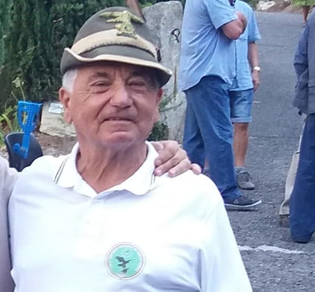 Gli alpini in lutto a Vallecrosia per la morte di Mario Dalmasso