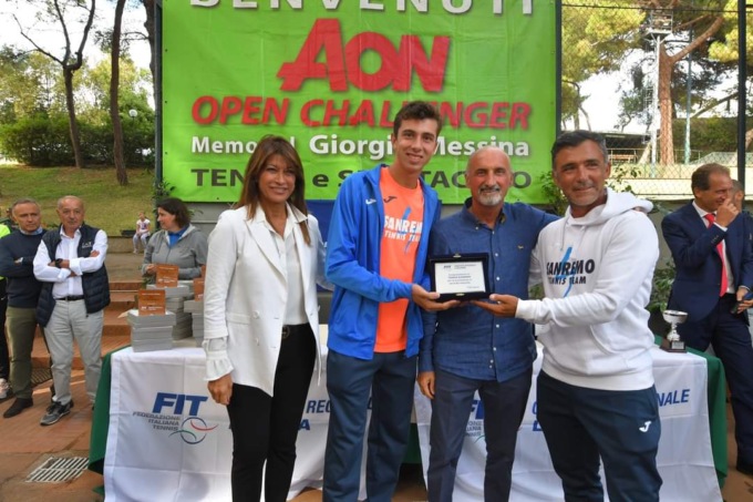 Tennis Sanremo in serie B, la targa dalla Fit