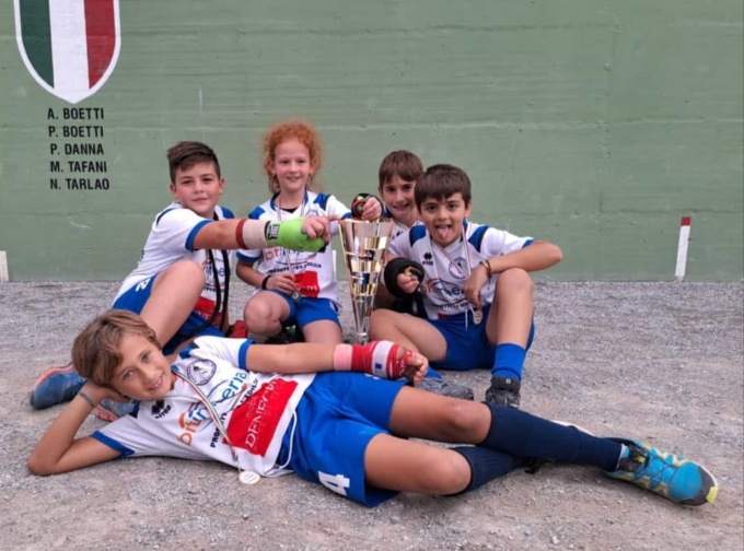 Tra i “campioncini d’Italia” di Pallapugno anche Giulia Barla