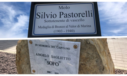 Due targhe per Saglietto e Pastorelli scoperte a Imperia