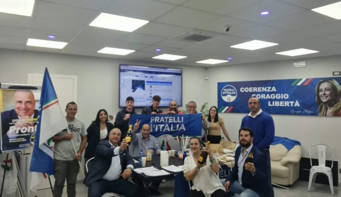 Fratelli d’Italia: esulta la sede di Vallecrosia (e vallata) per la vittoria elettorale