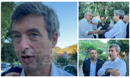 Il ministro Orlando in visita a Camporosso e scoppia il caso del telelavoro a Monaco