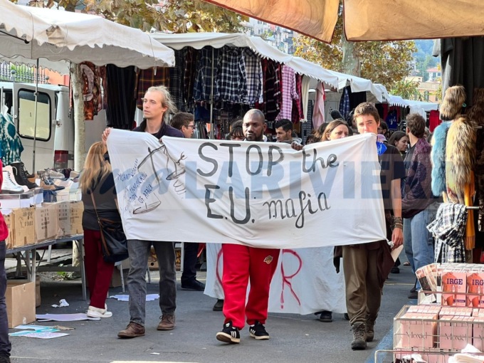 No border in corteo a Ventimiglia per ricordare Moussa Balde