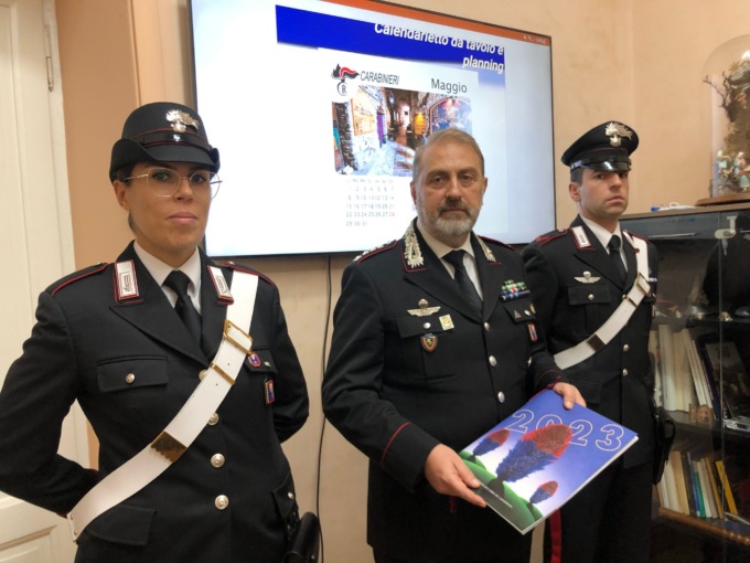 Presentato il calendario storico 2023 dell’Arma dei Carabinieri